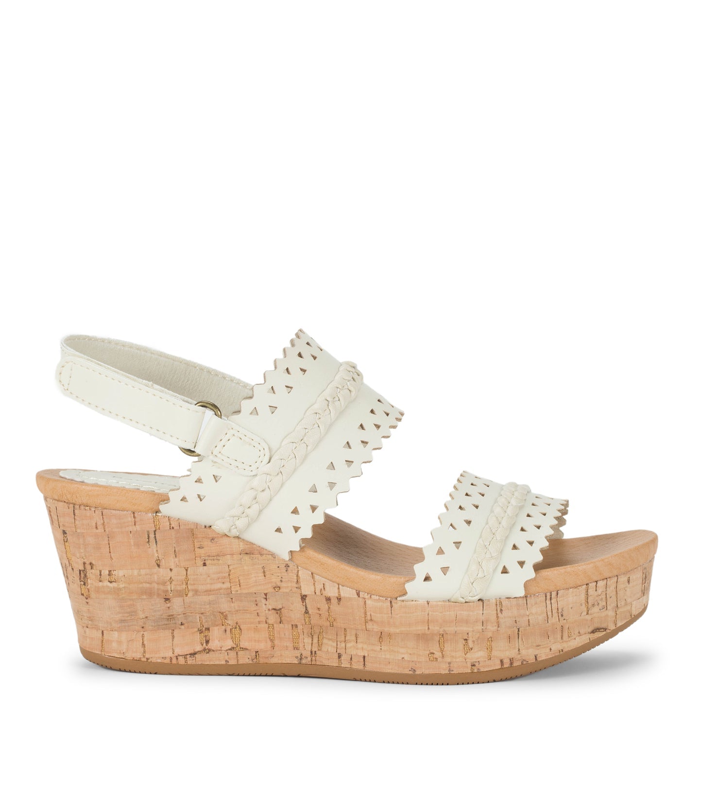 Baretraps Rene Wedge Sandal Cream