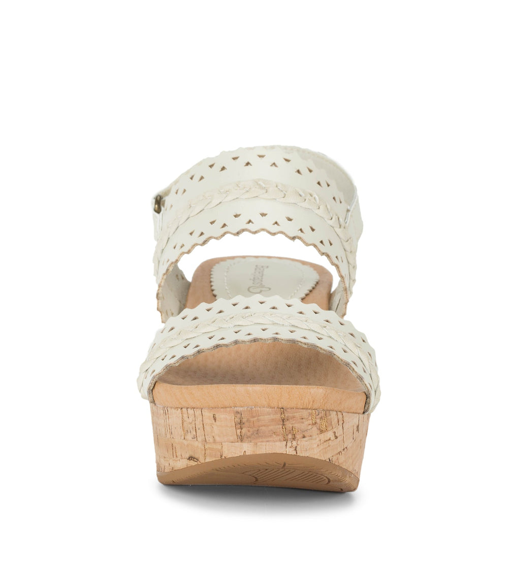 Baretraps Rene Wedge Sandal Cream