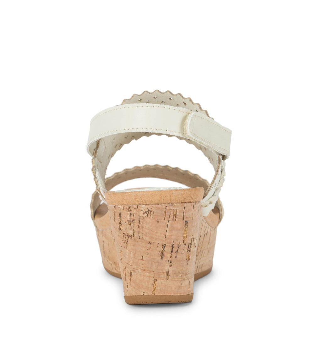 Baretraps Rene Wedge Sandal Cream