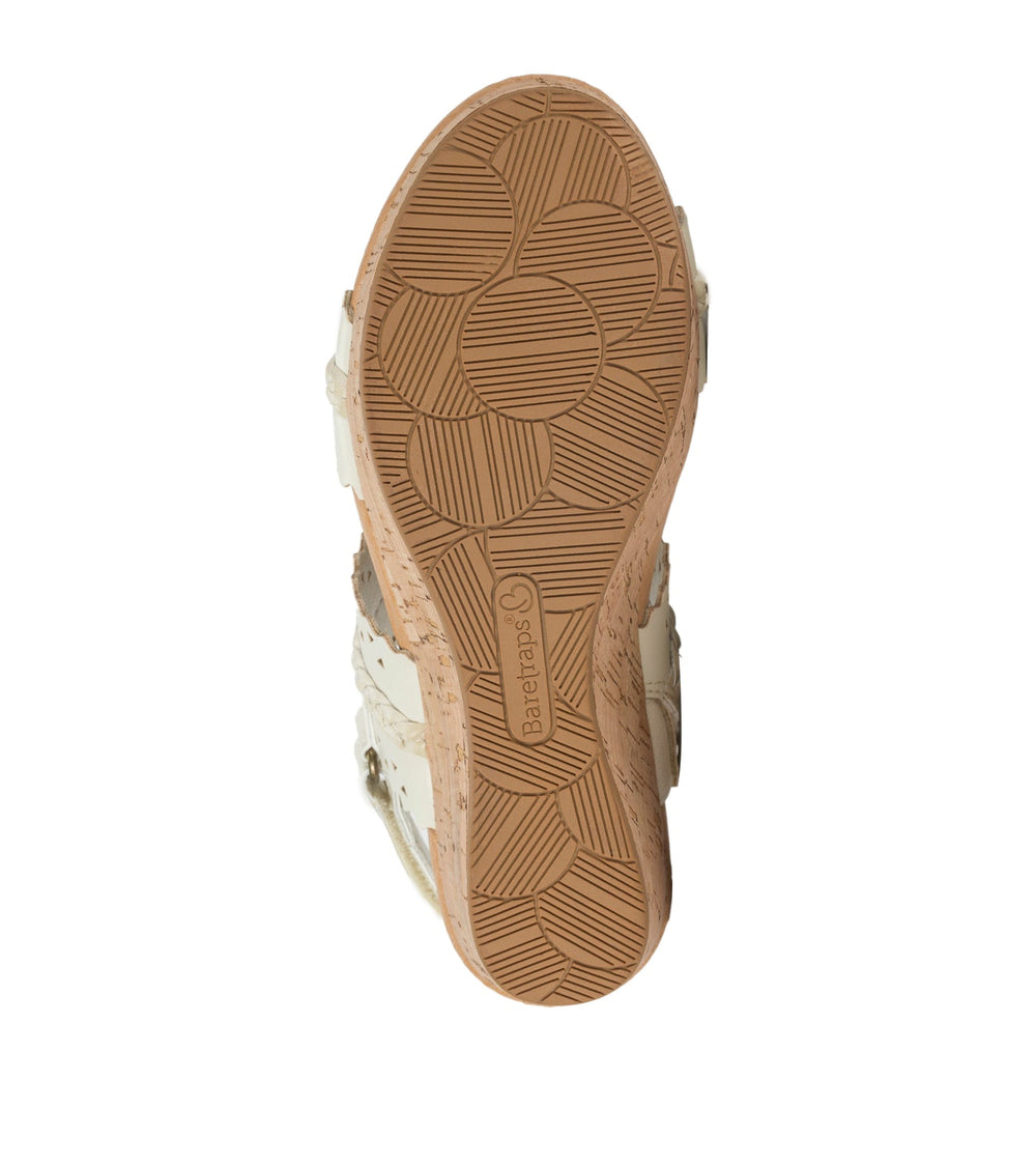 Baretraps Rene Wedge Sandal Cream