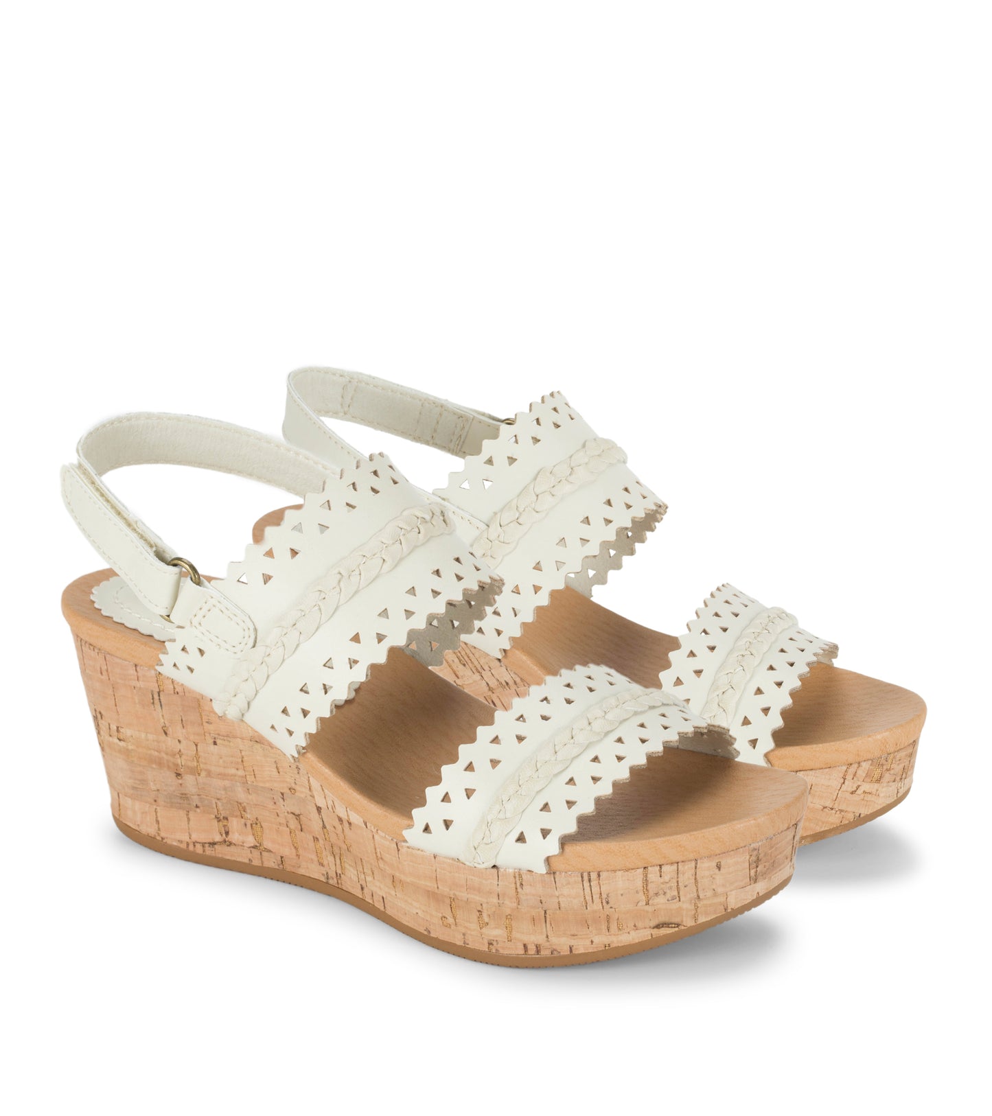 Baretraps Rene Wedge Sandal Cream