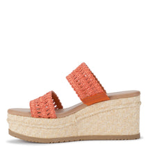 Baretraps Sophie Wedge Sandal Orange Aid