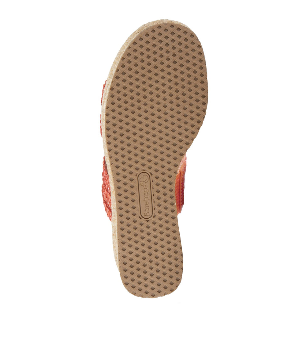 Baretraps Sophie Wedge Sandal Orange Aid