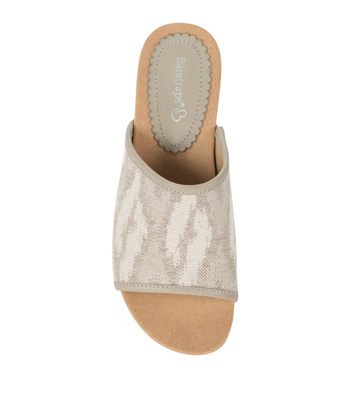 Baretraps Flossey Wedge Slide Sandal Natural Ikat