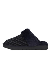 Baretraps Tillis Clog Slipper Navy