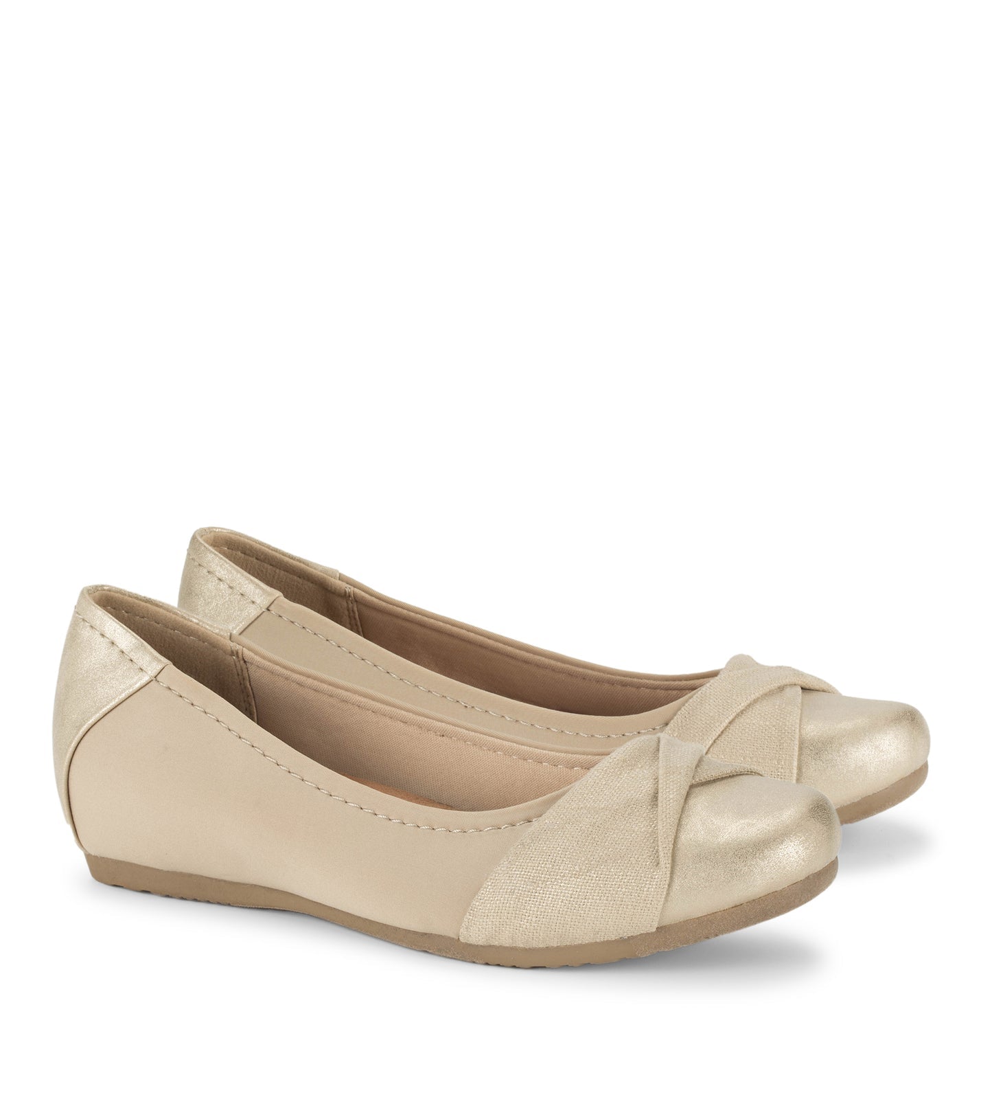 Baretraps Mitsy Casual Flat Light Gold