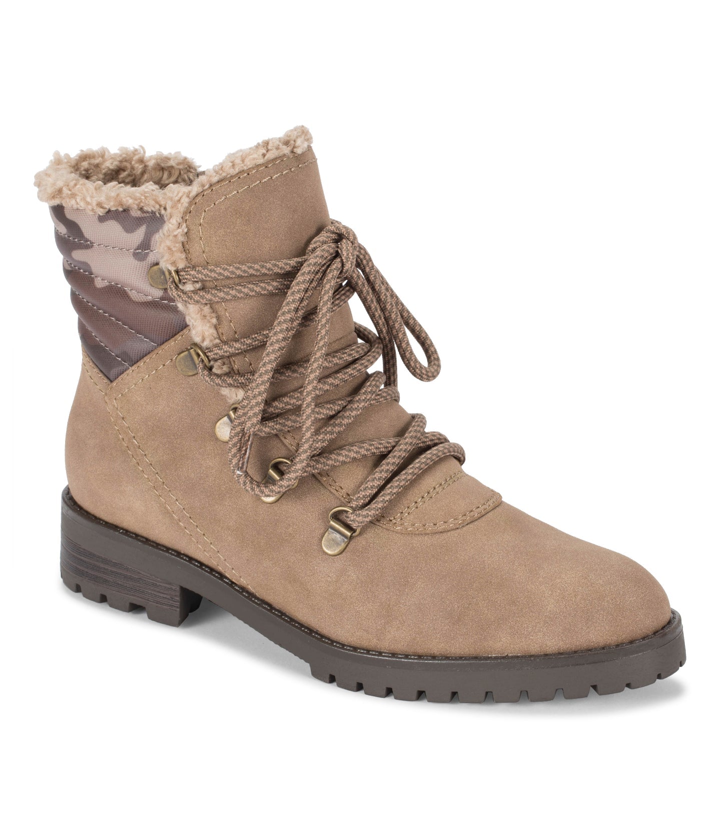 Baretraps Dennison Lace Up Boot Mushroom Camo