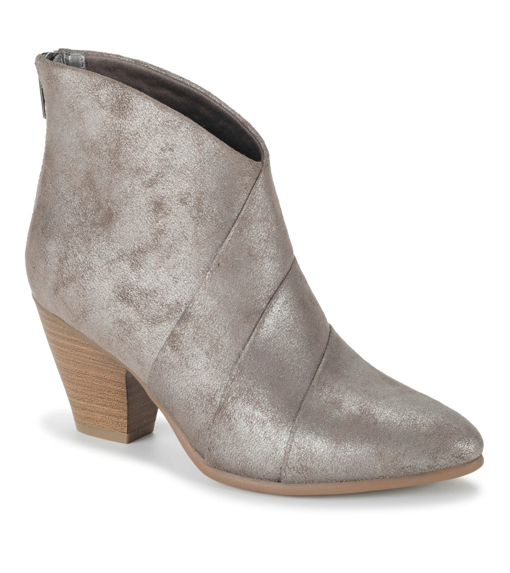 Baretraps Liberty Block Heel Bootie Gunmetal