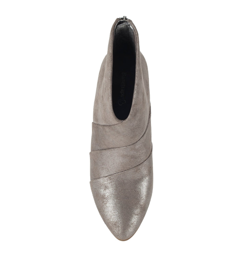 Baretraps Liberty Block Heel Bootie Gunmetal