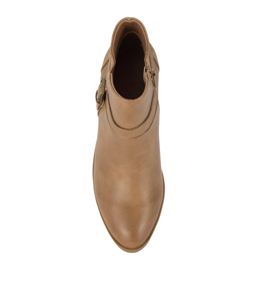 Baretraps Santos Block Heel Bootie Salted Caramel