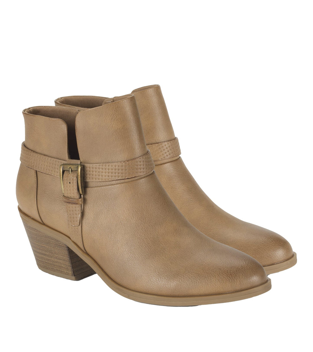 Baretraps Santos Block Heel Bootie Salted Caramel