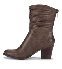 Baretraps Leslie Block Heel Slouch Boot Dark Taupe