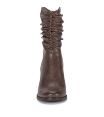 Baretraps Leslie Block Heel Slouch Boot Dark Taupe