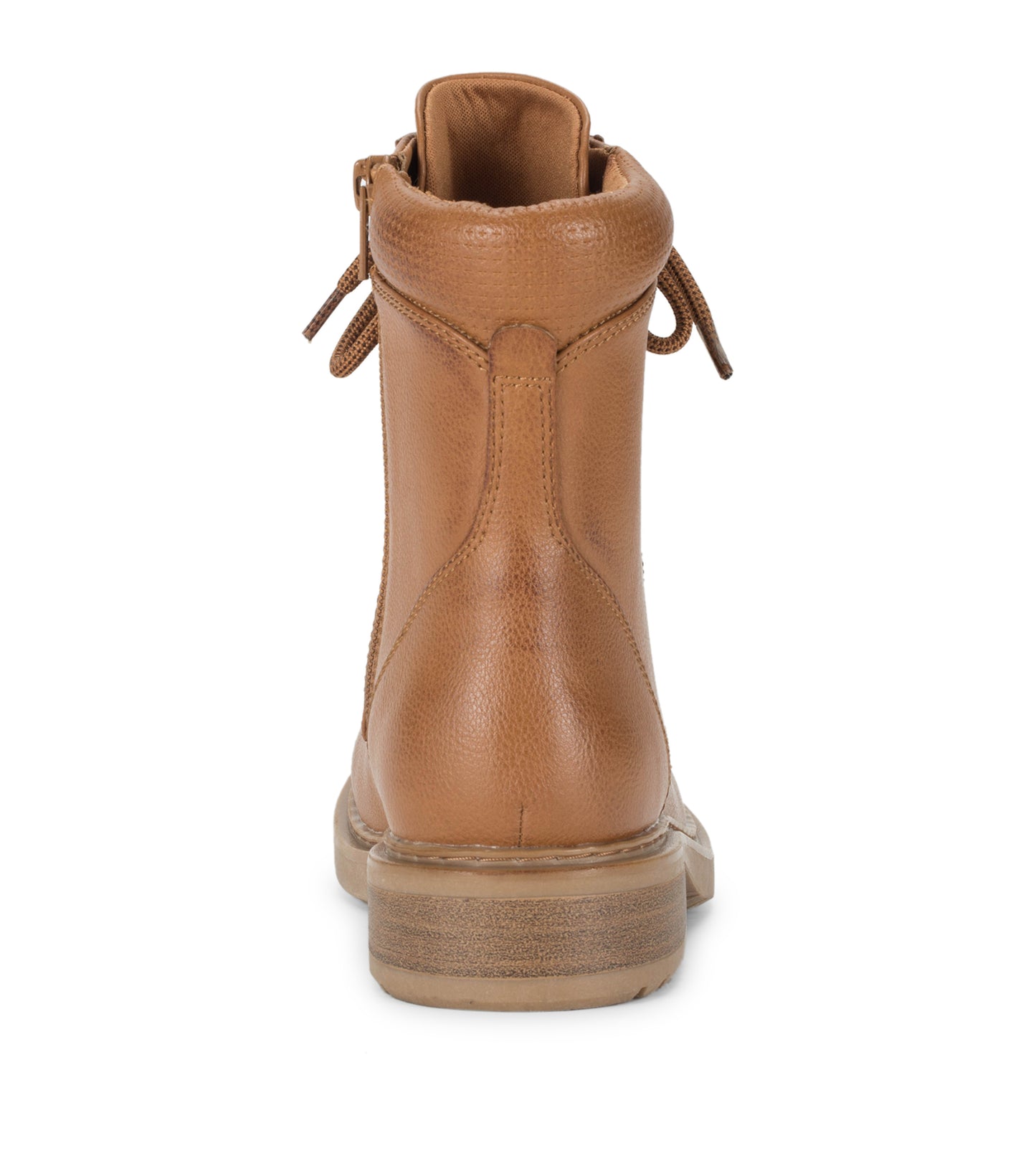Baretraps Holden Lace Up Bootie Dark Cognac