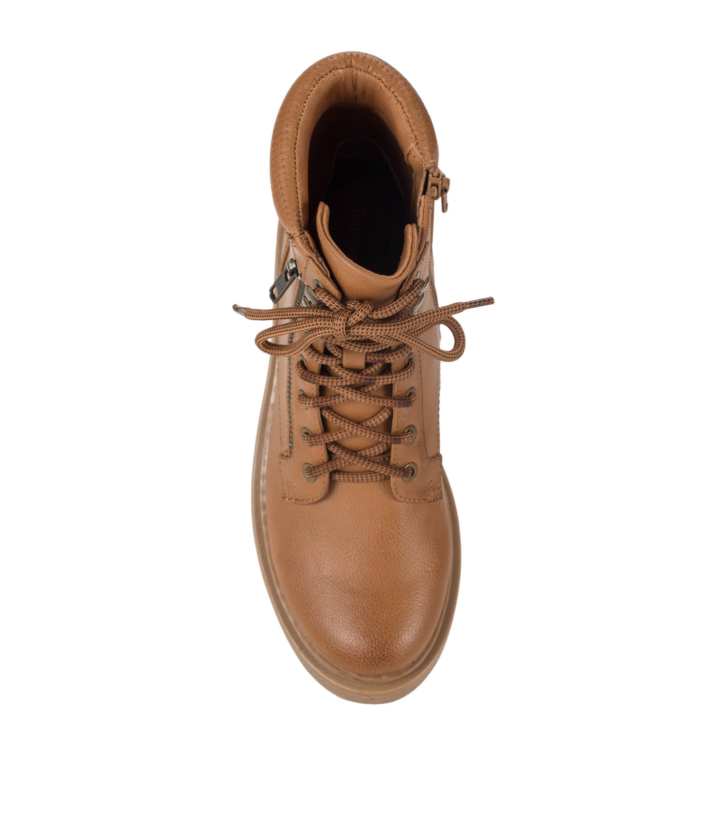 Baretraps Holden Lace Up Bootie Dark Cognac