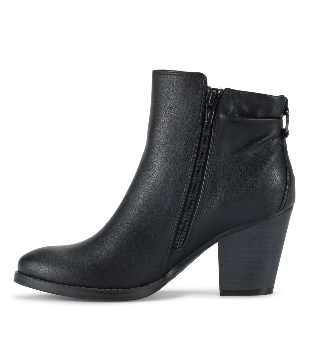 Baretraps Crystal Block Heel Bootie Black