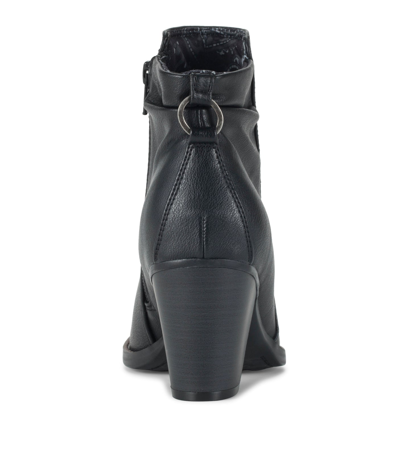 Baretraps Crystal Block Heel Bootie Black