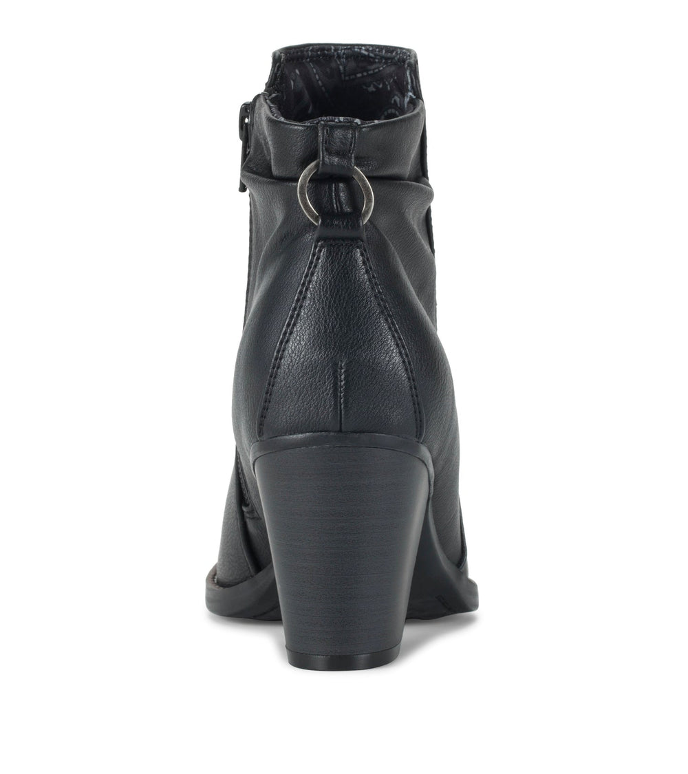 Baretraps Crystal Block Heel Bootie Black