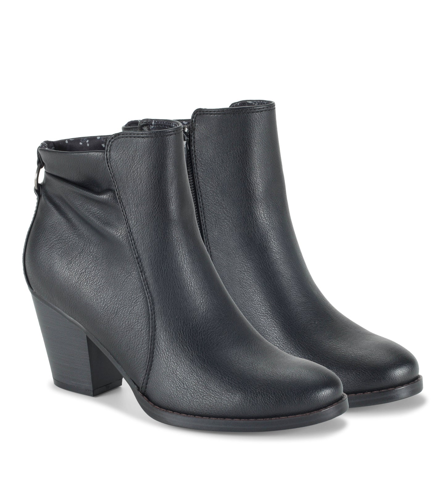 Baretraps Crystal Block Heel Bootie Black