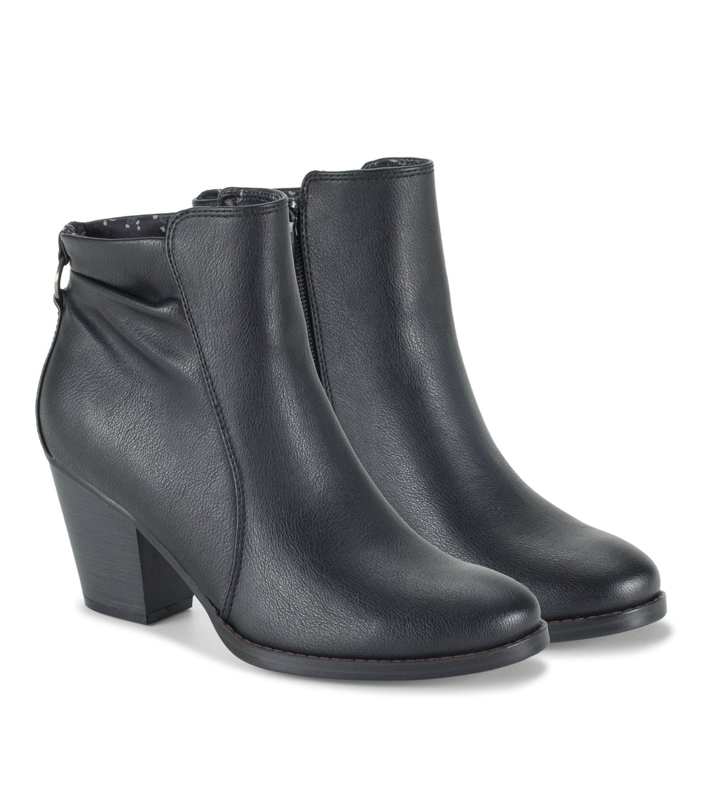 Baretraps Crystal Block Heel Bootie Black
