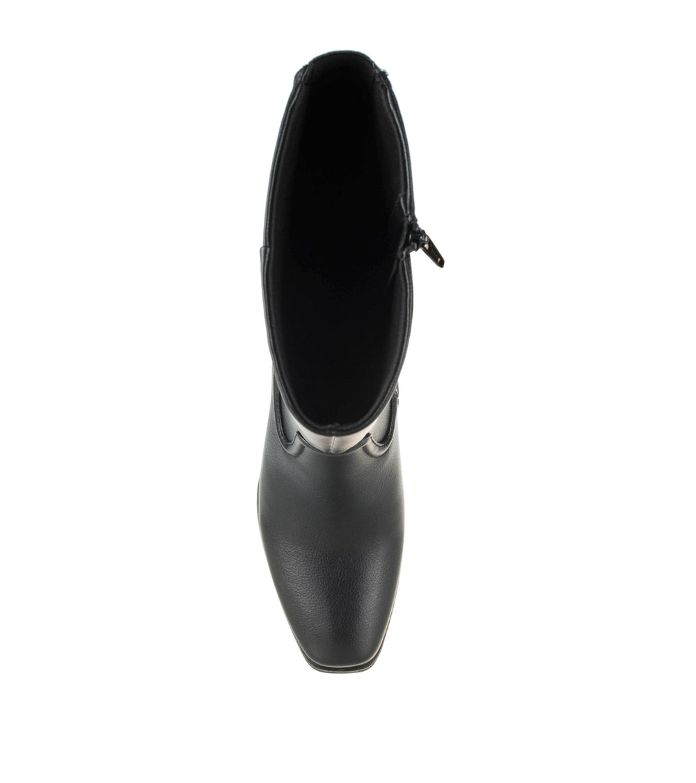 Baretraps Tammey Tall Boot Black Tumble