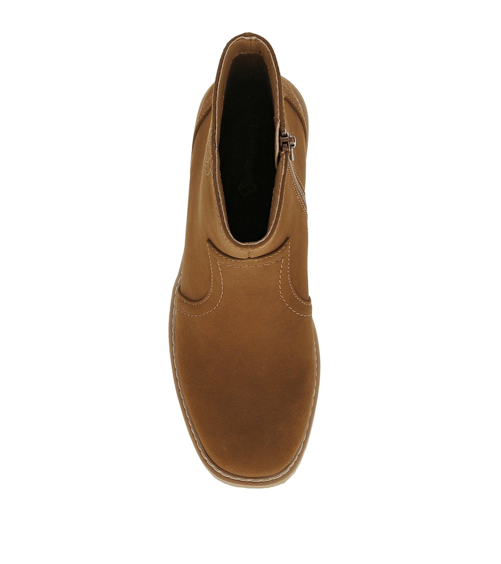 Baretraps Calloway Block Heel Bootie Nutshell