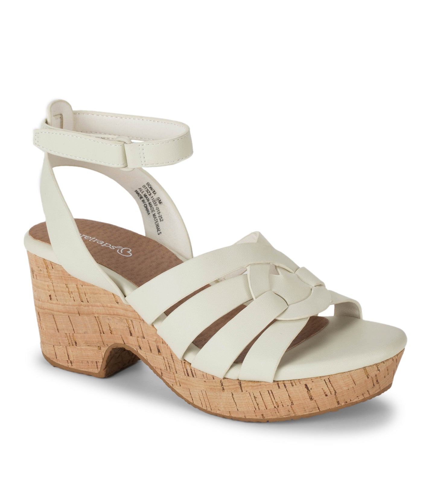 Baretraps Bonita Wedge Sandal Cream