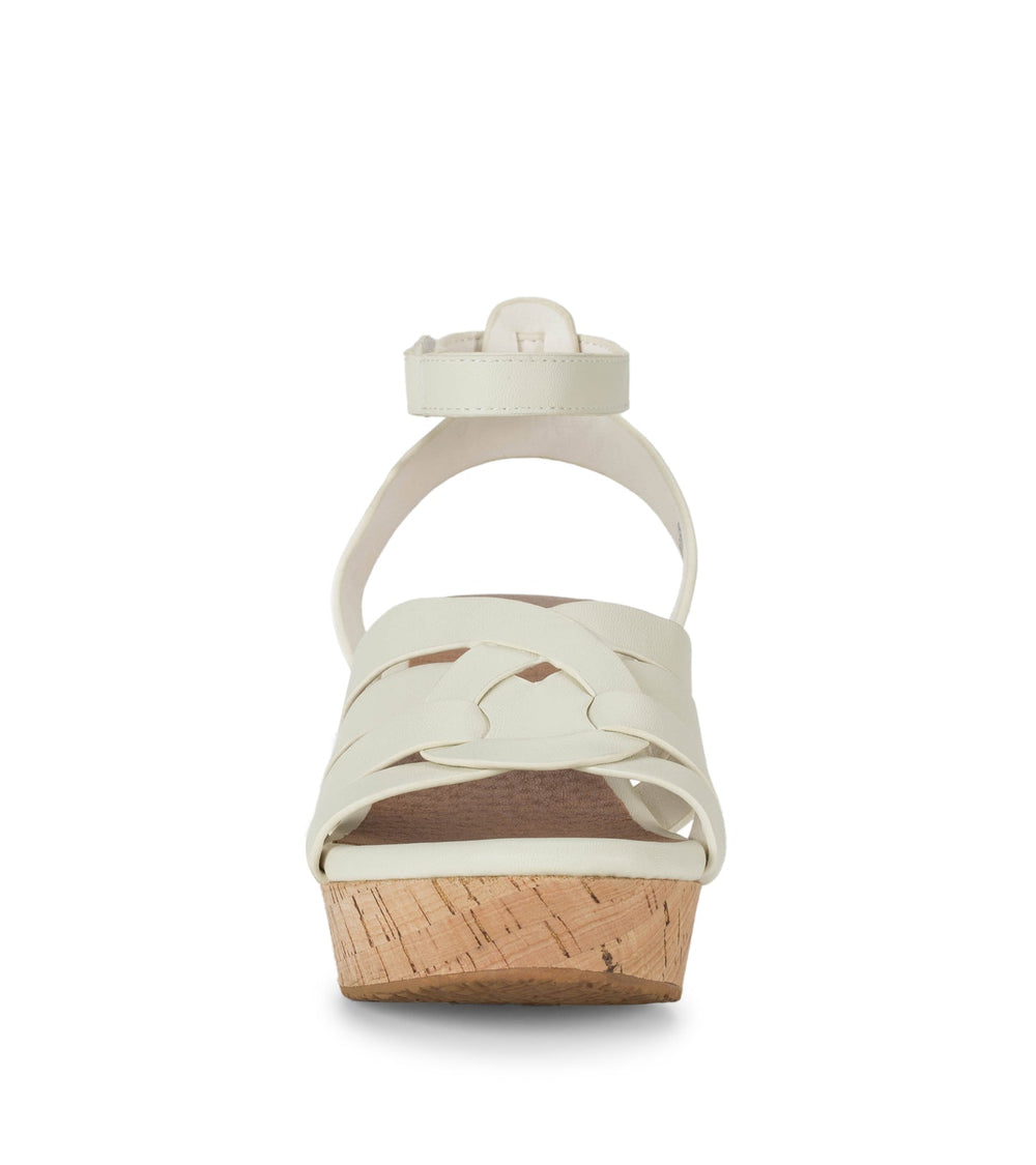 Baretraps Bonita Wedge Sandal Cream