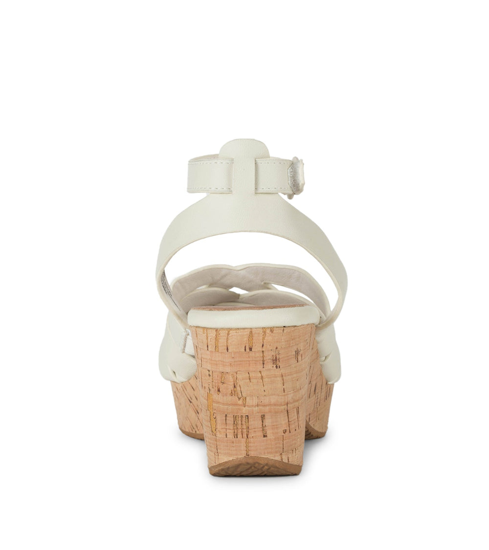 Baretraps Bonita Wedge Sandal Cream