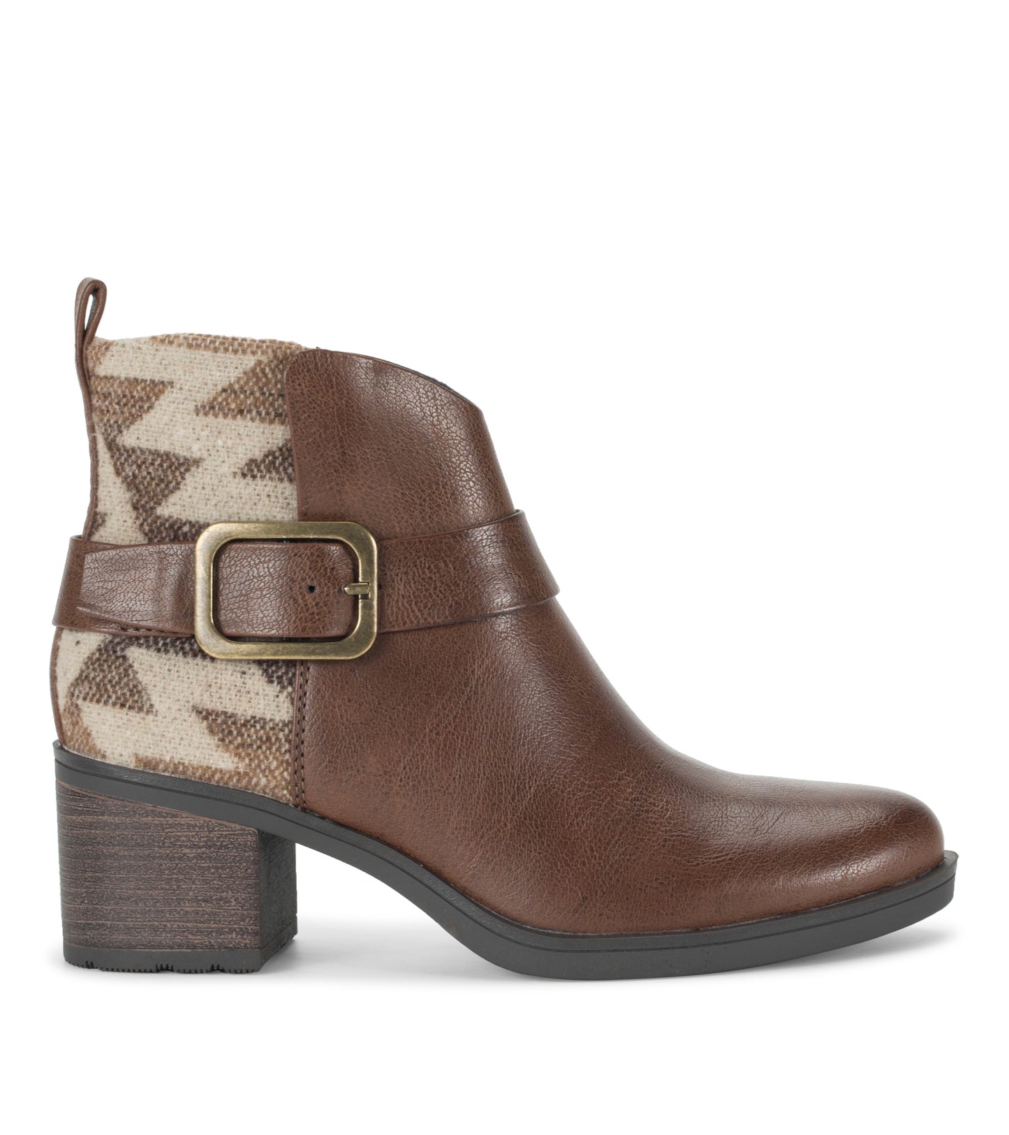 Baretraps Colorado Block Heel Bootie Dark Brown