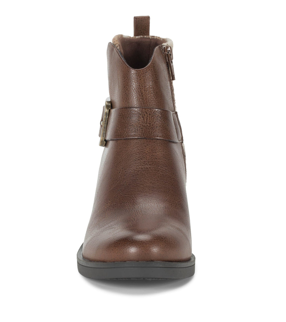 Baretraps Colorado Block Heel Bootie Dark Brown