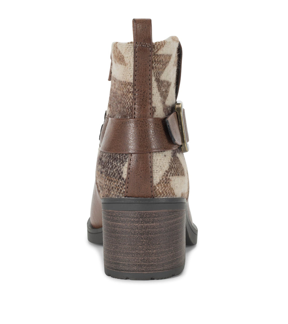 Baretraps Colorado Block Heel Bootie Dark Brown