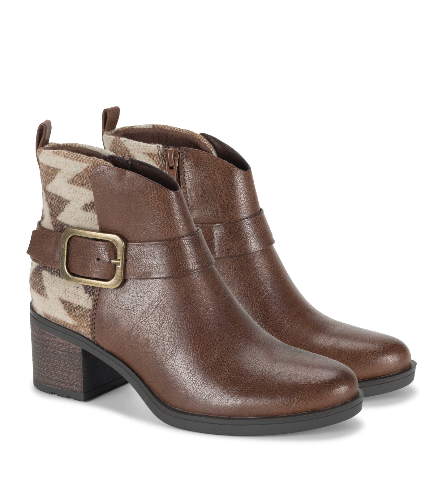 Baretraps Colorado Block Heel Bootie Dark Brown