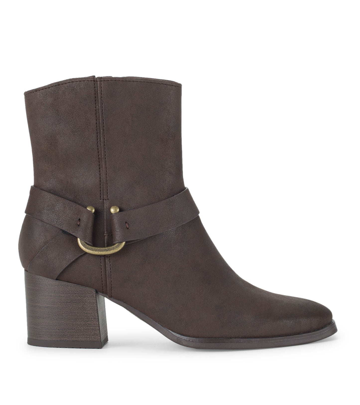 Baretraps Tiana Block Heel Bootie Dark Brown