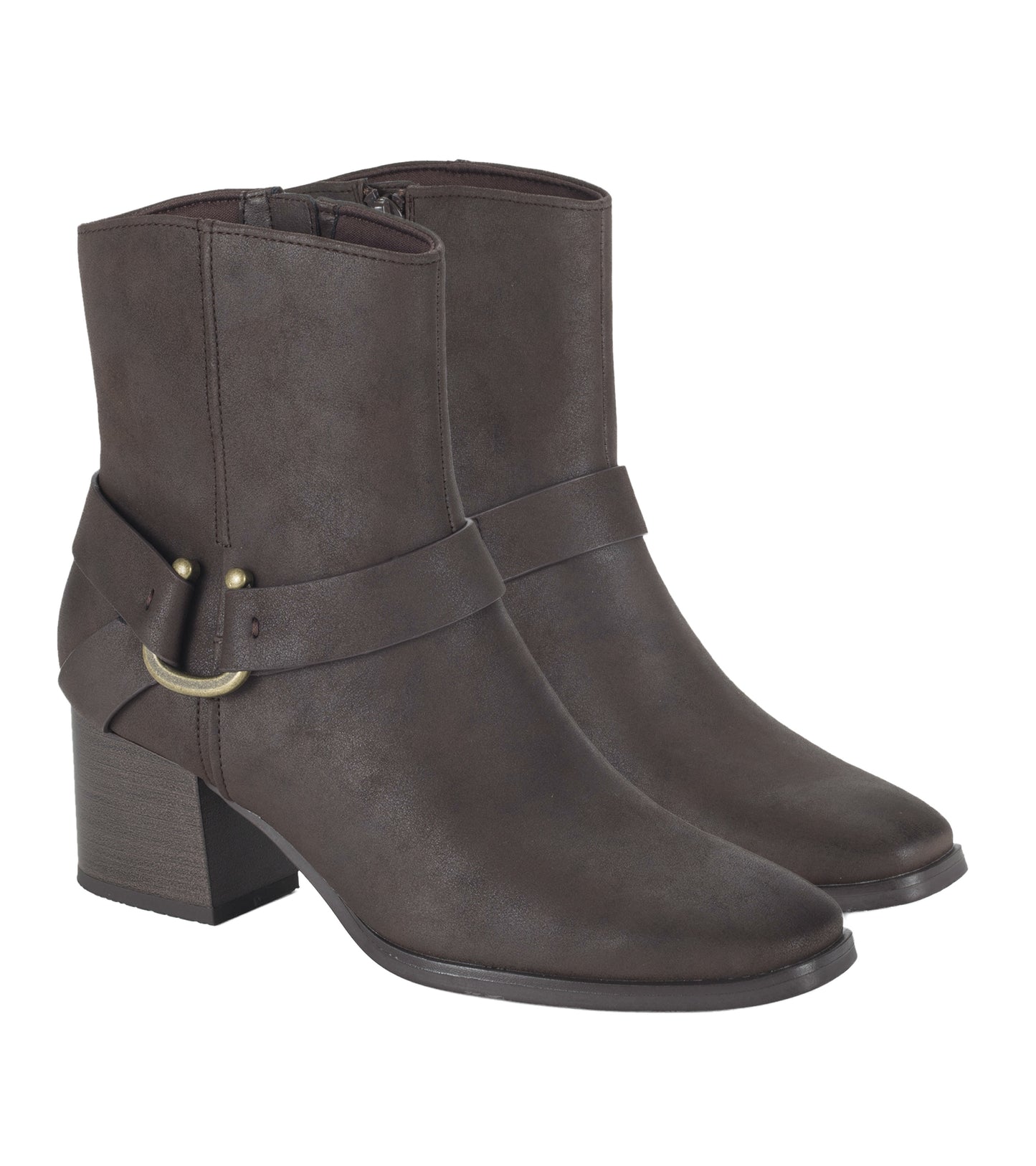 Baretraps Tiana Block Heel Bootie Dark Brown