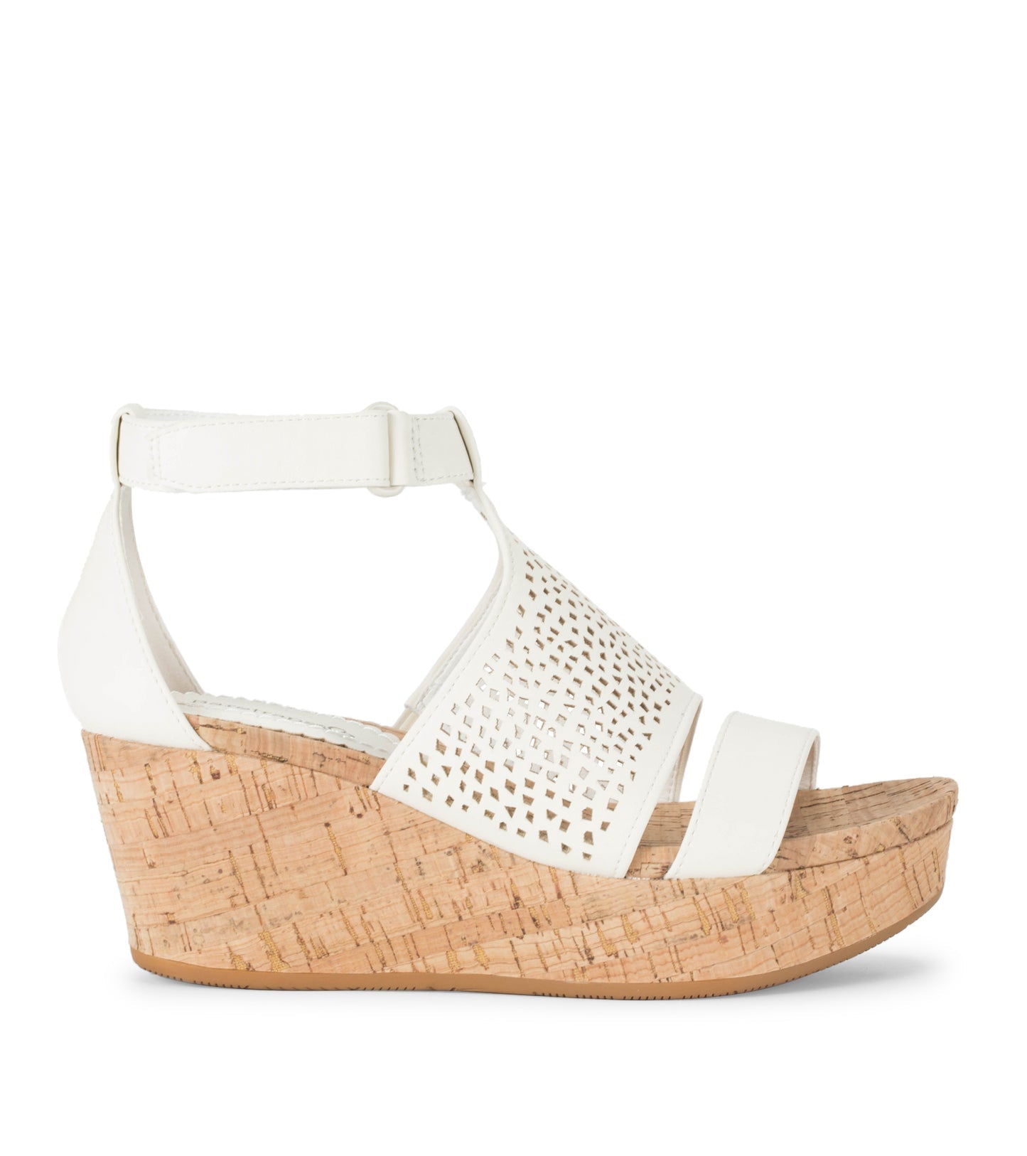 Baretraps Raisie Wedge Sandal Cream