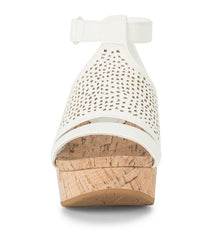 Baretraps Raisie Wedge Sandal Cream