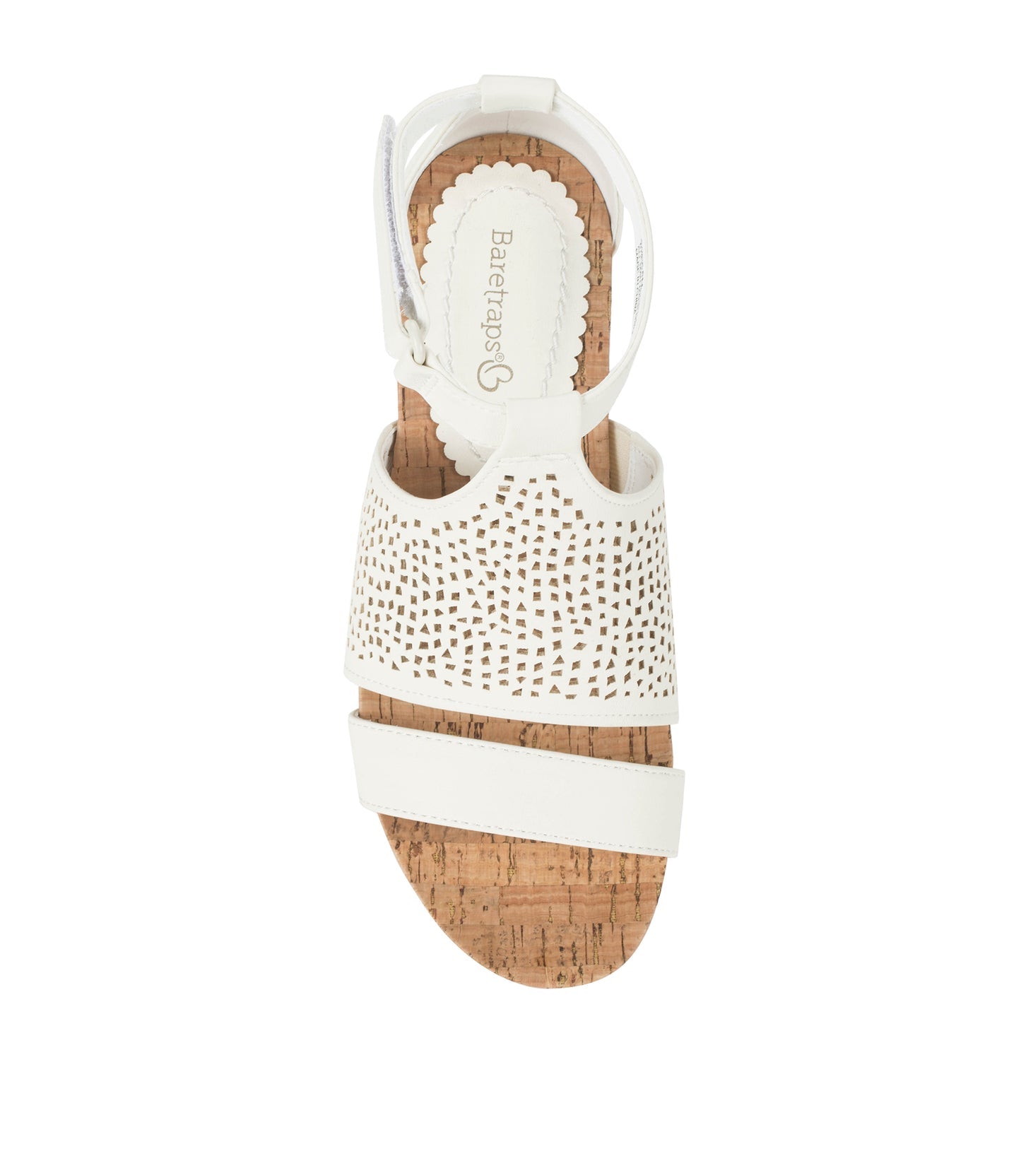 Baretraps Raisie Wedge Sandal Cream