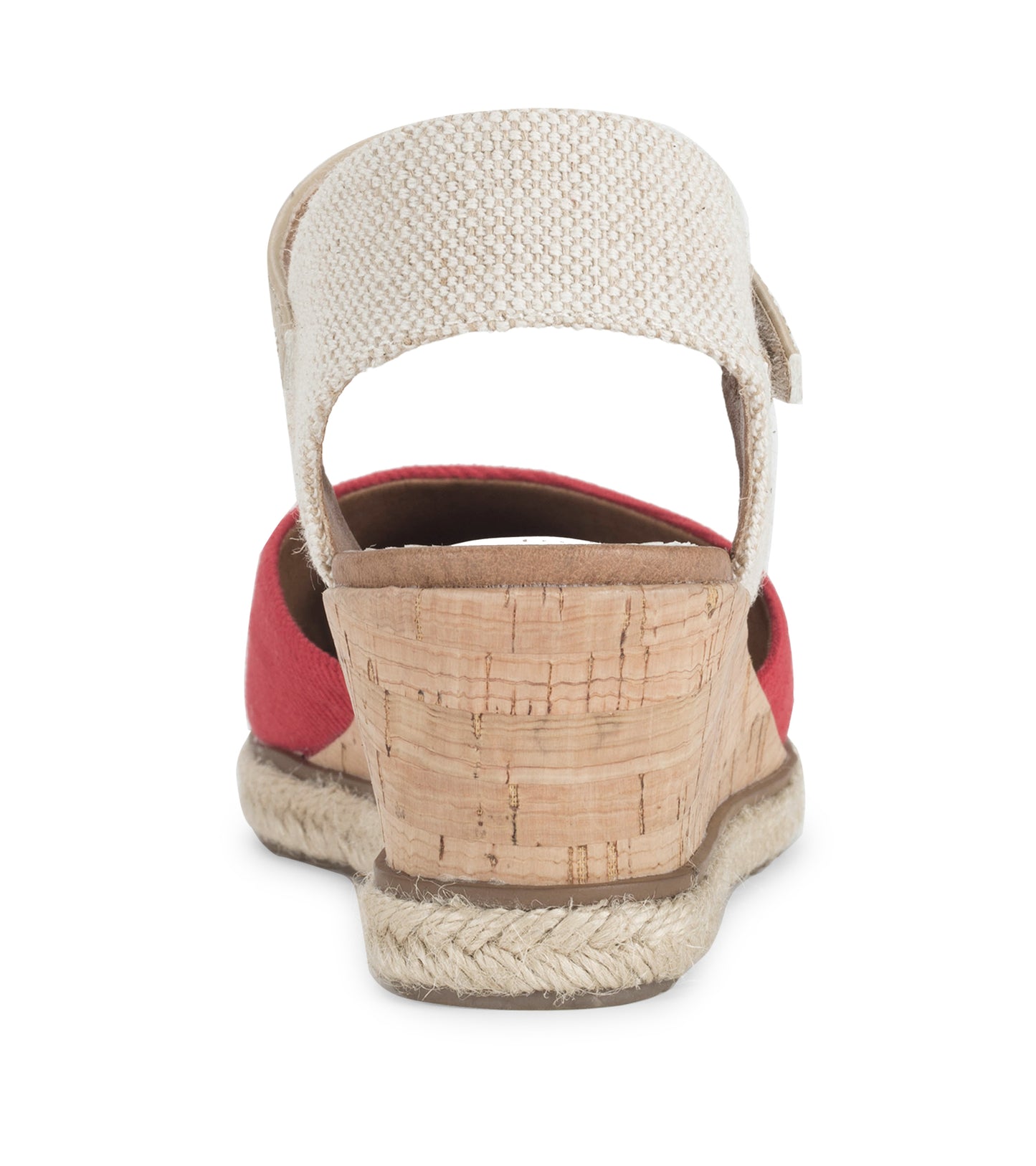 Baretraps Ocean Closed Toe Wedge Sandal Red