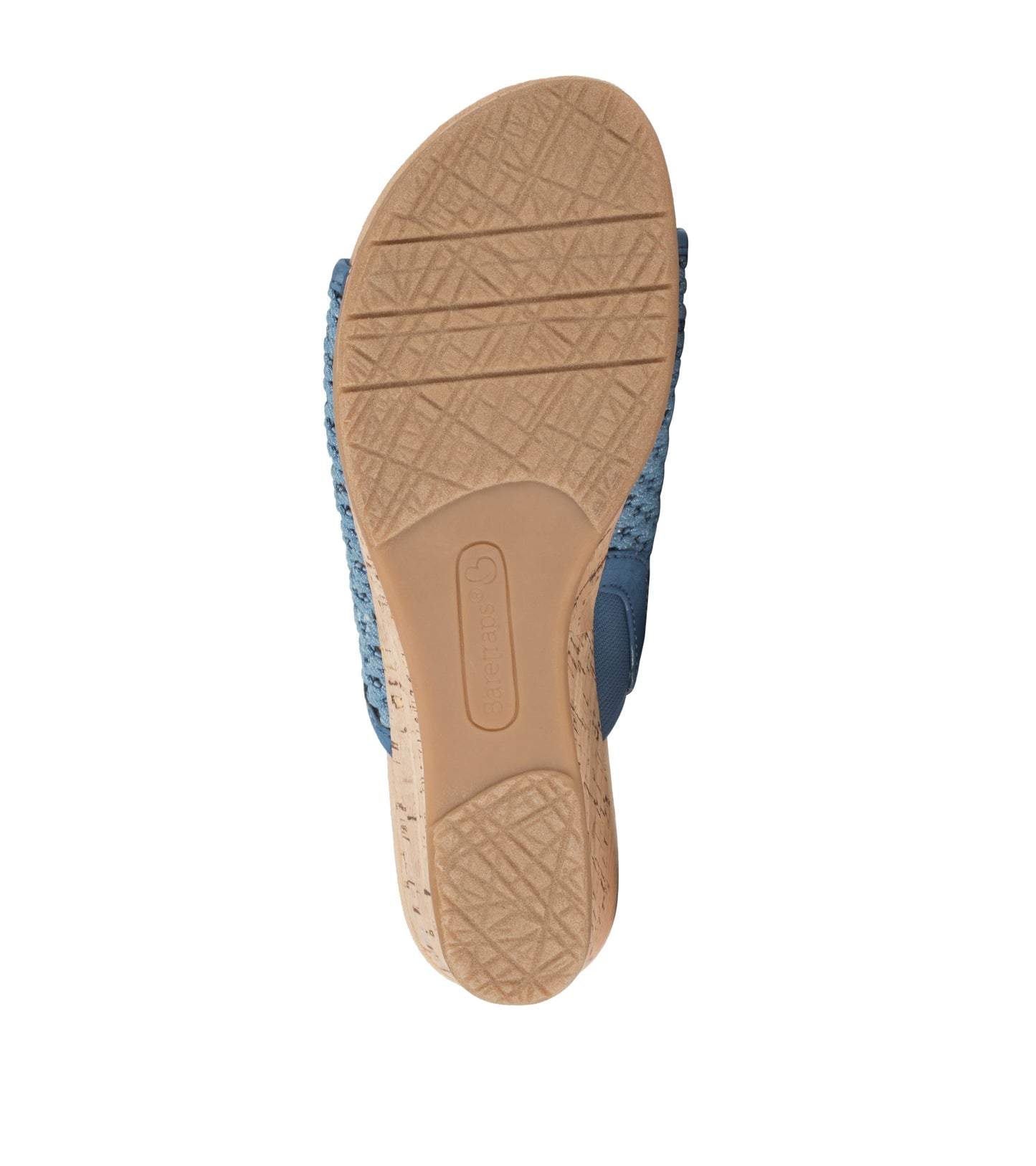 Baretraps Flossey Wedge Slide Sandal Light Blue