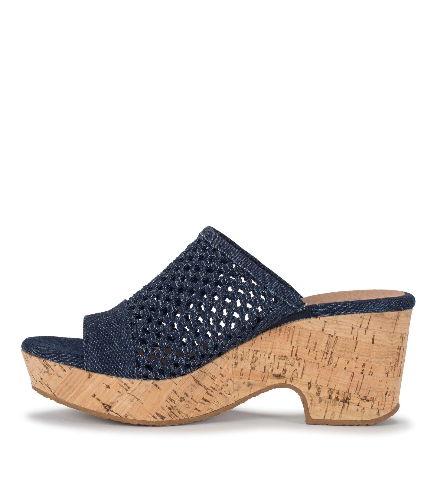 Baretraps Bethie Wedge Sandal Dark Denim