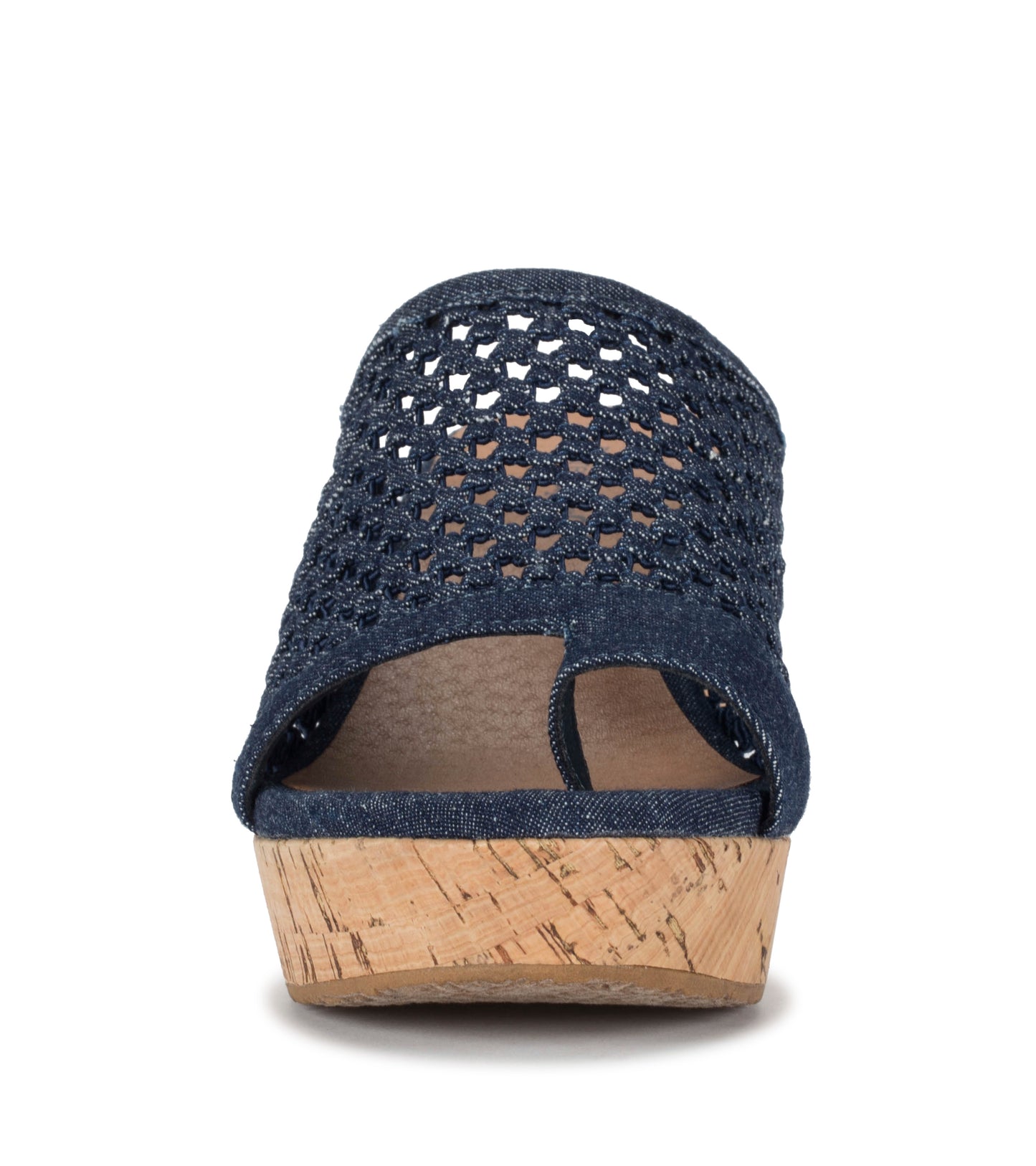Baretraps Bethie Wedge Sandal Dark Denim