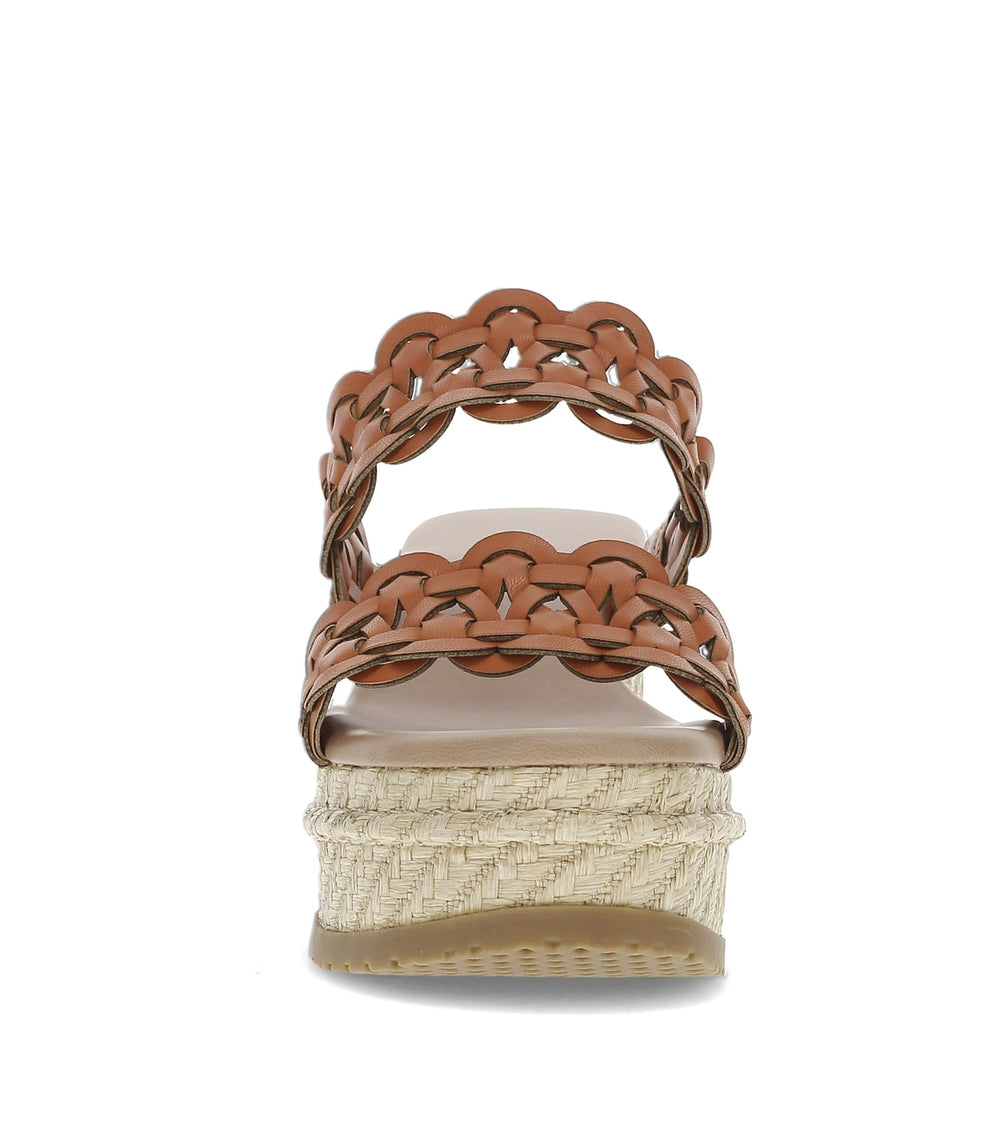 Baretraps Skylar Wedge Sandal Orange Aid