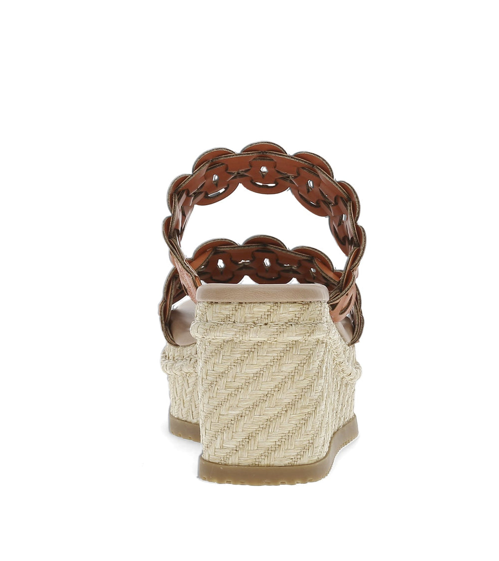 Baretraps Skylar Wedge Sandal Orange Aid