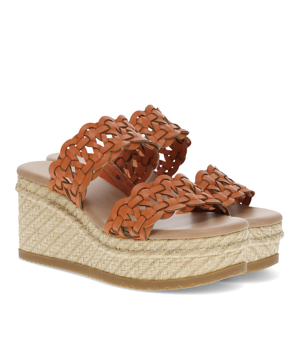 Baretraps Skylar Wedge Sandal Orange Aid