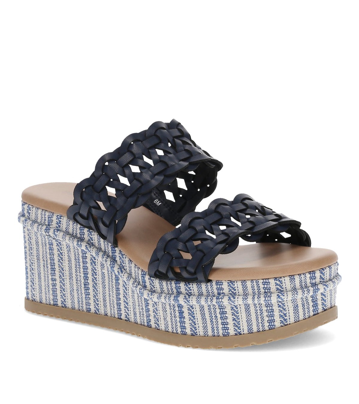 Baretraps Skylar Wedge Sandal Dark Navy