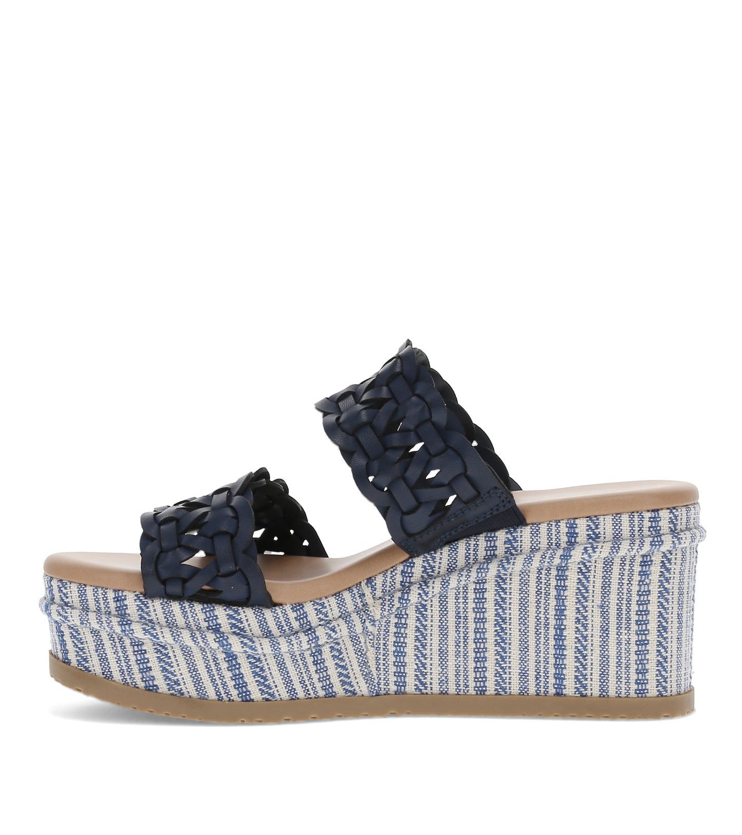 Baretraps Skylar Wedge Sandal Dark Navy