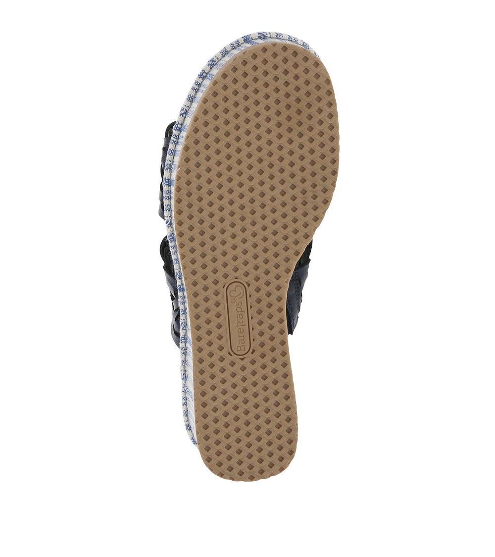 Baretraps Skylar Wedge Sandal Dark Navy