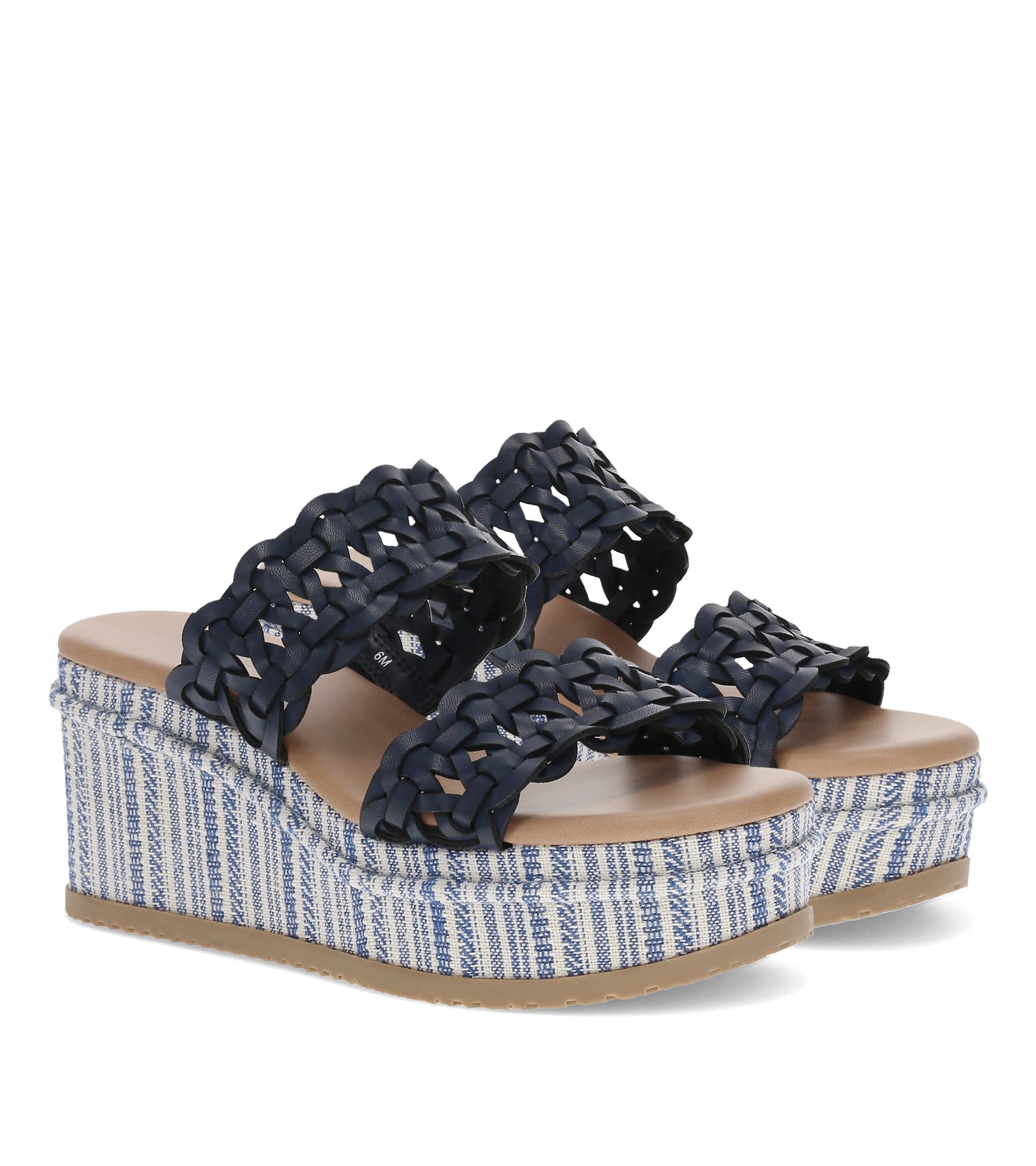 Baretraps Skylar Wedge Sandal Dark Navy