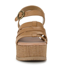 Baretraps Savannah Wedge Sandal Caramel